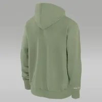 Oregon Ducks Sideline Player мужские Nike Dri-FIT College Full-Zip Толстовка с капюшоном цвет зеленый