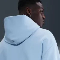 Nike Solo Swoosh мужские Pullover Толстовка с капюшоном синий
