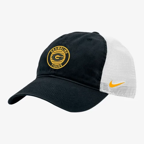 Grambling State Heritage86 Nike College Trucker Hat колір чорний