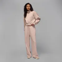 Nike Jordan Brooklyn Fleece жіноча 1/4-Zip Top колір коричневий