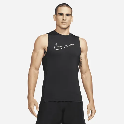 Nike Pro Dri-FIT чоловічі Slim Fit Sleeveless Top колір чорний