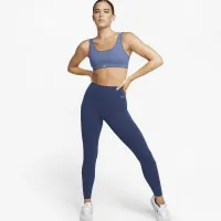 Nike Zenvy женская Gentle-Support С высокой Талией Full-Length лосины синий