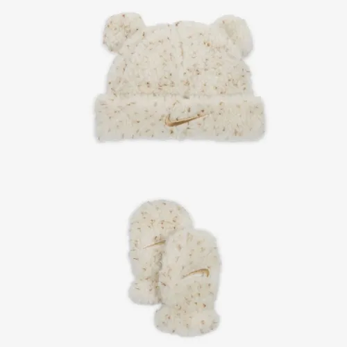 Nike Cozy Comfort Baby (12-24M) 2-Piece Beanie набор цвет коричневый