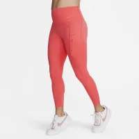 Nike Go женская Firm-Support С высокой Талией 7/8 лосины с карманамицвет красный