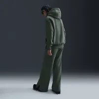 Nike Sportswear Phoenix Fleece женская оверсайз Pullover Толстовка с капюшоном цвет зеленый