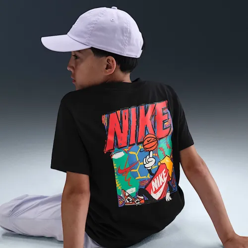 Nike Sportswear Big дитячі футболка колір чорний