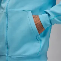 Nike Jordan Sport Hoop Fleece мужские Dri-FIT Full-Zip Толстовка с капюшоном синий