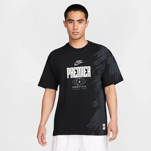 Nike мужские Max90 Soccer футболка цвет черный