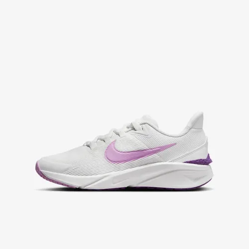 Nike Star Runner 4 Big детские Road Running Кроссовки цвет белый