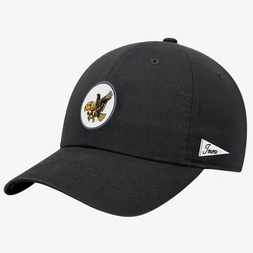 Iowa Logo Nike College Adjustable Cap колір чорний
