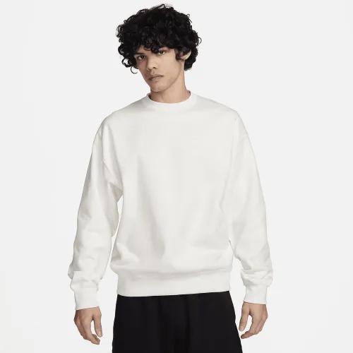 Nike Solo Swoosh мужские Fleece Crew цвет белый