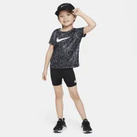 Nike Dri-FIT Veneer Toddler Bike шорти комплект колір чорний