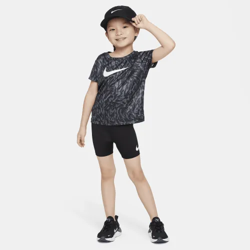Nike Dri-FIT Veneer Toddler Bike шорти комплект колір чорний