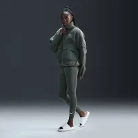 Nike Sportswear Classic женская С высокой Талией 7/8 лосины цвет зеленый