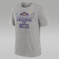 LSU Tigers Local Campus Time Honoцвет красный Tradition мужские Nike College футболка цвет серый