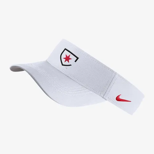 Chicago цвет красный Stars Nike Dri-FIT NWSL Visor цвет белый
