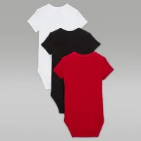 Nike Jordan Everyday Essentials Baby (0-9M) Bodysuits (3 пары) цвет красный