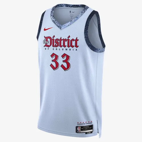 Kyle Kuzma Washington Wizards 2024/25 City Edition чоловічі Nike Dri-FIT NBA Swingman Jersey блакитний