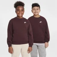 Nike Sportswear Club Fleece Big детские свитшот (Extended Size) цвет красный