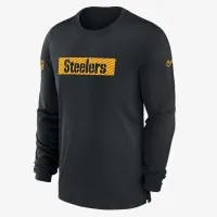 Pittsburgh Steelers Sideline Player Team Issue Men’s Nike Dri-FIT Long-Sleeve Top колір чорний
