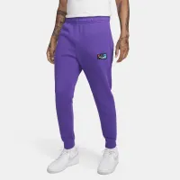 Nike Club Fleece мужские Fleece Pants цвет фиолетовый