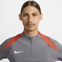 Nike Strike мужские Dri-FIT Soccer 1/2-Zip Drill Top цвет серый