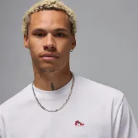Nike Jordan Brand мужские Sneaker Patch футболка цвет белый