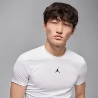 Nike Jordan Sport чоловічі Dri-FIT Short-Sleeve Base Layer Top колір білий
