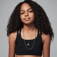 Nike Jordan Dri-FIT Sport Big дитячі Indy Bra колір чорний