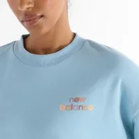 Кофта/футболка New Balance WT43559CUH - Голубая