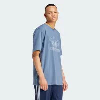 Футболка adidas Originals Adicolor Outline Trefoil IR8002 - Блакитна