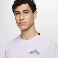 Nike Trail Solar Chase мужские Dri-FIT Short-Sleeve Running Top цвет фиолетовый