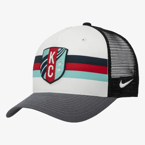 Kansas City Current Nike NWSL Trucker Cap цвет черный