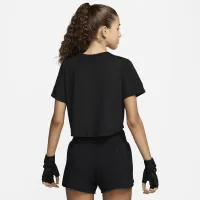 Nike One Classic Breathe жіноча Dri-FIT Short-Sleeve Top колір чорний