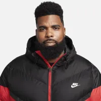 Nike Windrunner PrimaLoft® мужские Storm-FIT Hooded Puffer Куртка цвет черный