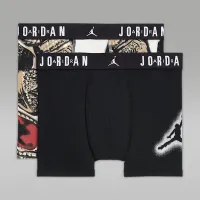 Nike Jordan Big дитячі бавовняніMVP труси (2 пари) колір білий