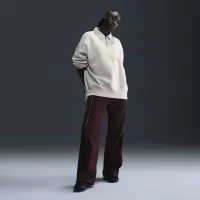 Nike Sportswear Phoenix Fleece женская оверсайз 1/4-Zip Polo цвет коричневый