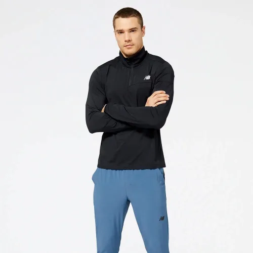 Кофта/футболка New Balance MT23227BK -  Черная