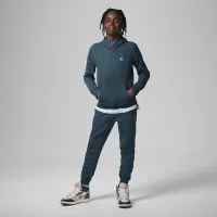Nike Jordan MJ Brooklyn Big детские Fleece Pullover Толстовка с капюшоном цвет зеленый