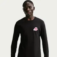 Nike Essential мужские Long-Sleeve баскетбольные футболка цвет черный