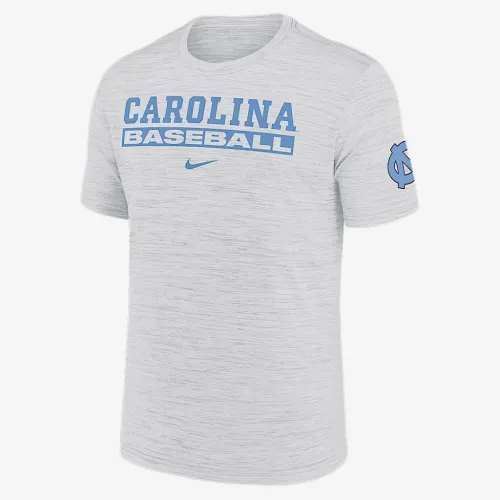 North Carolina Tar Heels Velocity Baseball Wordmark Stack чоловічі Nike Dri-FIT College футболка колір білий