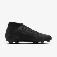 Nike Mercurial Superfly 10 Club MG High-Top футбольні бутси колір чорний