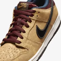 Nike SB Dunk Low Pro Skate Кросівки колір коричневий