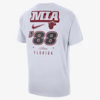 Miami Heat Courtside чоловічі Nike NBA футболка колір білий