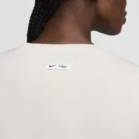 Nike Sportswear Phoenix Fleece женская оверсайз Cropped Crew-Neck свитшот цвет коричневый