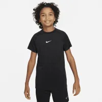 Nike Pro Big детские (для мальчиков) Dri-FIT Short-Sleeve Top цвет черный