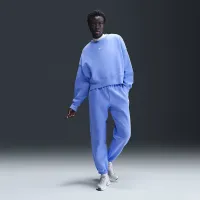 Nike Sportswear Phoenix Fleece жіноча Over-оверсайз Crew-Neck світшот блакитний
