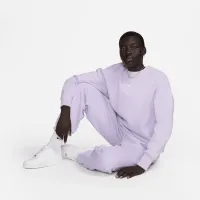 Nike Sportswear Phoenix Fleece женская С высокой Талией оверсайз Sweatpants цвет фиолетовый