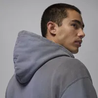 Nike Jordan Flight Fleece чоловічі Pullover Толстовка з капюшоном колір сірий