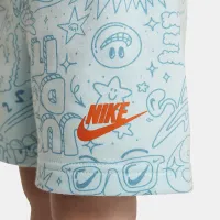 Nike Sportswear Create Your Own Adventure Toddler футболка and шорти комплект блакитний